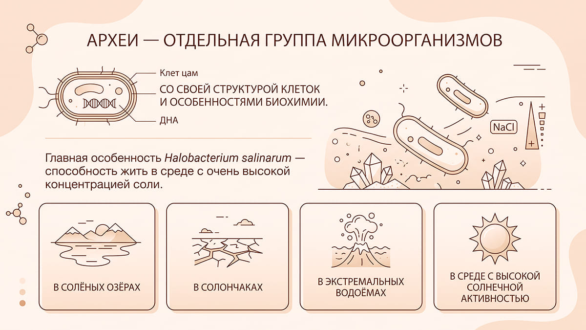 Halobacterium salinarum как источник биомолекул: перспективы для косметики, медицины и технологий