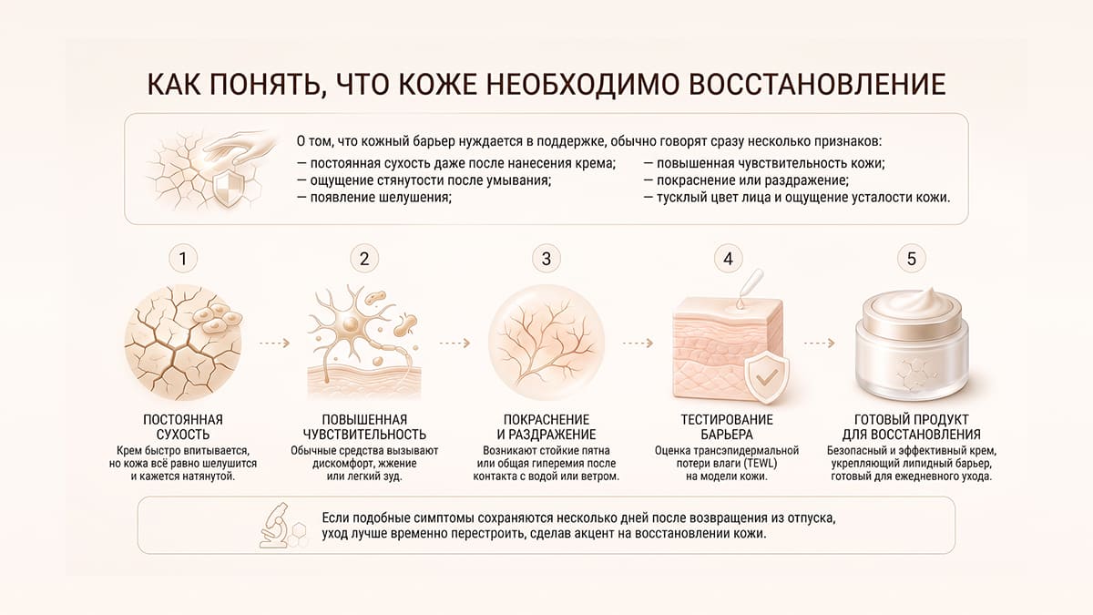 Как восстановить кожу после отпуска: пошаговый план ухода