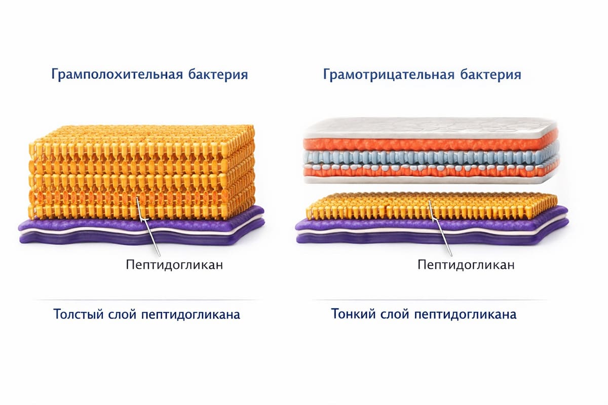 Пептидогликан: что это такое и какую роль он играет в организме и микробиоме