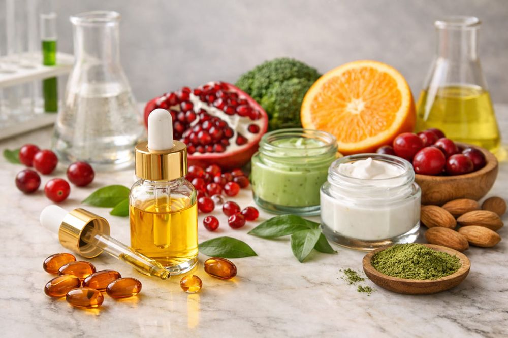 Витамин E в сочетании с другими антиоксидантами